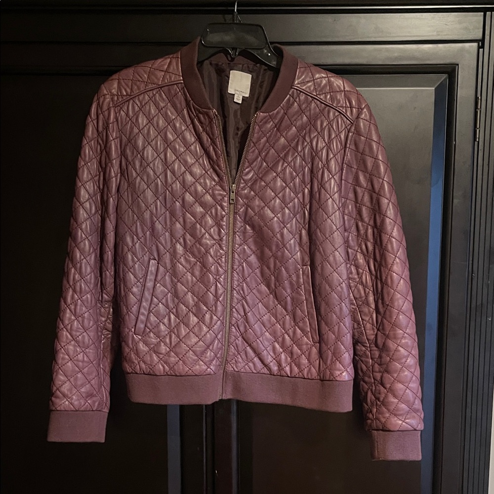 HalogenQuilted Women's Jacket in Burgundy
